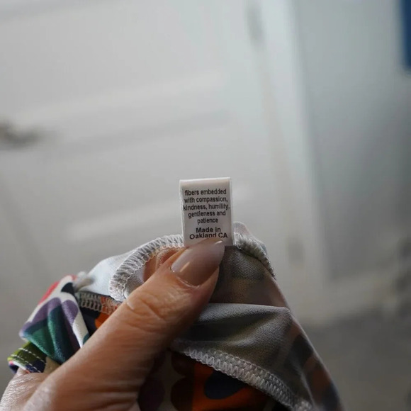 Lesley Evers Women's Size Tiny (XXS) Retro 60's Groovy Flare Leggings - Picture 5 of 7